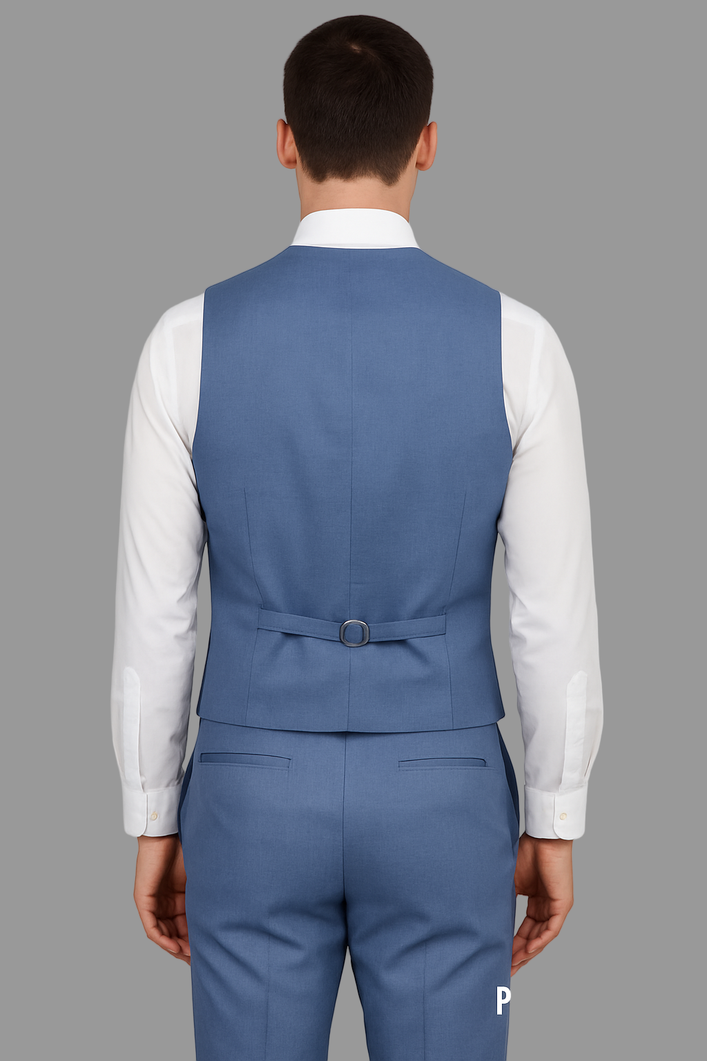 3 Piece TR Suit Powder Blue