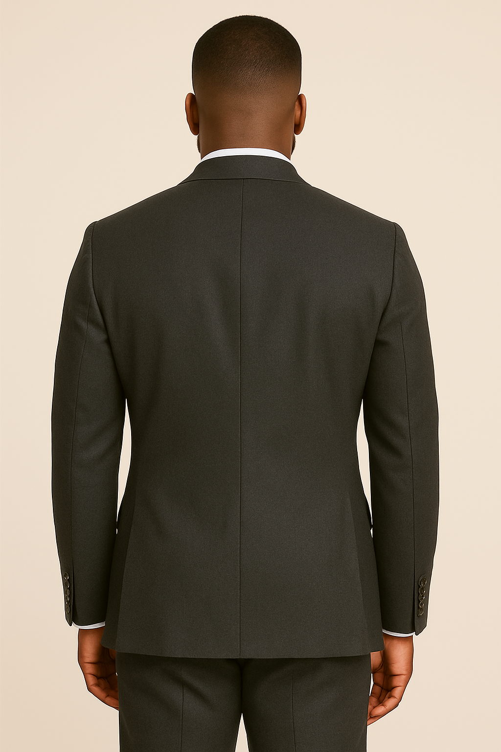 2 Piece Wool Suit -Charcoal