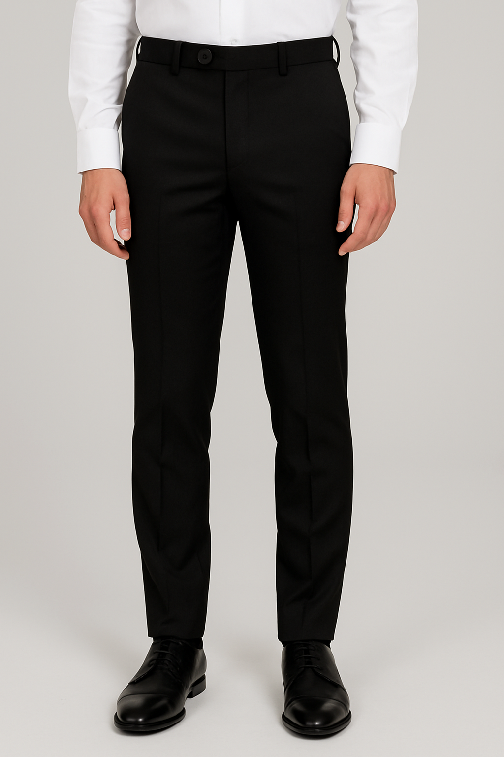 Slim Fit Pants - Black - TR-525