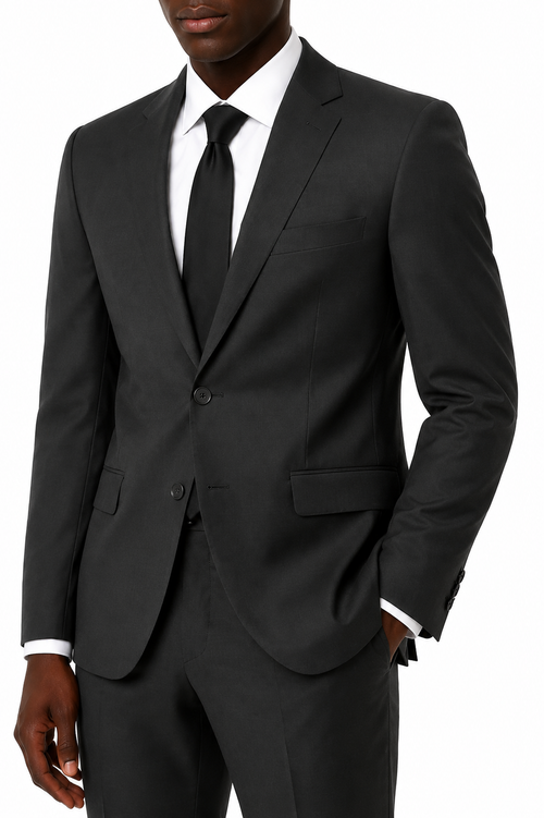 400-03 CHARCOAL POPLIN 2PCS