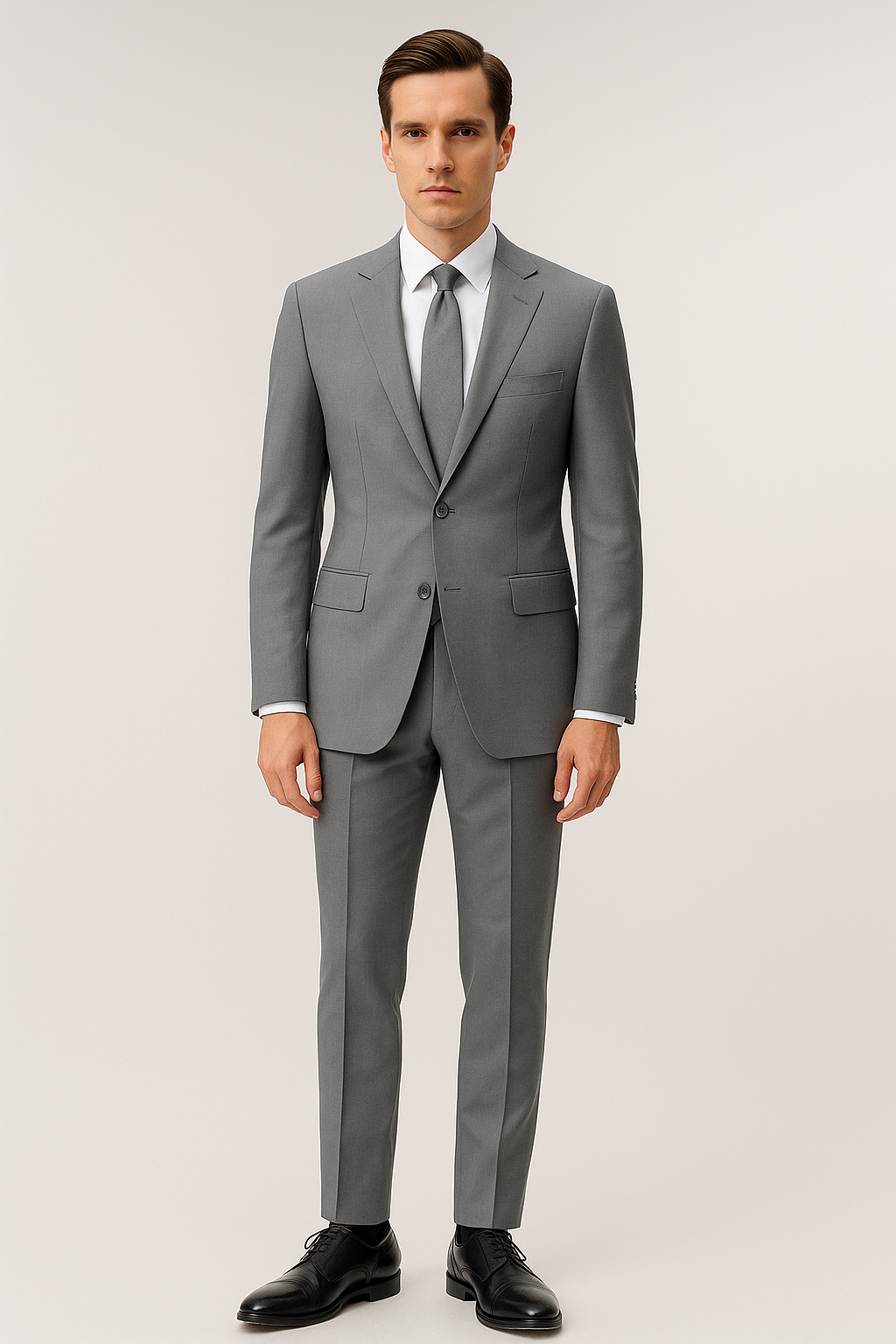 2 Piece Suit – Medium Grey
