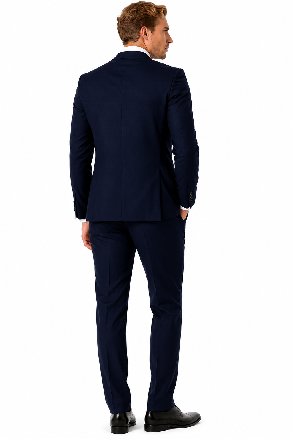 400-02 NAVY POPLIN 2PC