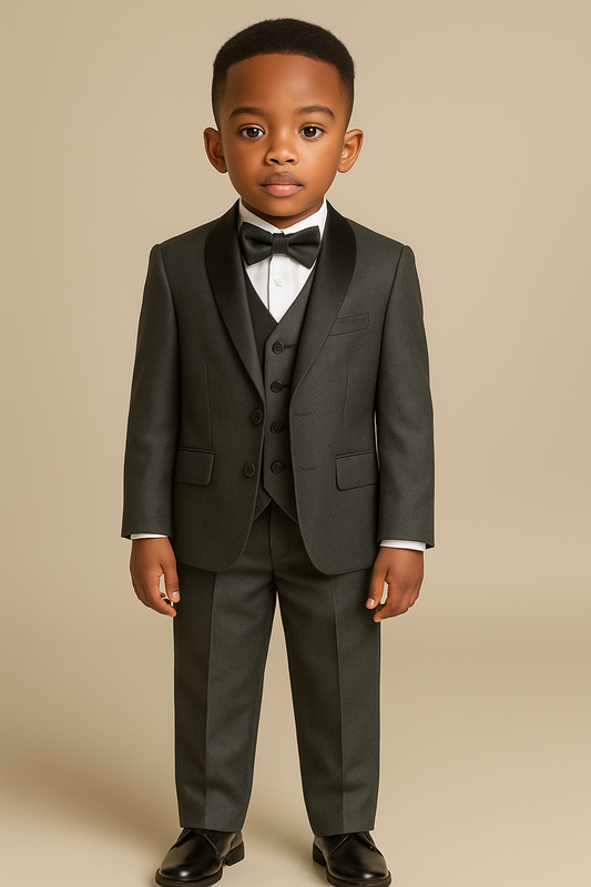 Boy's TR Tuxedo – Charcoal