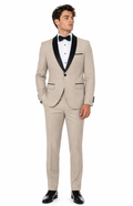 BEIGE 3-PC TUXEDO