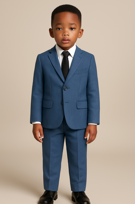 Boy's 3 Piece Suit - Powder Blue