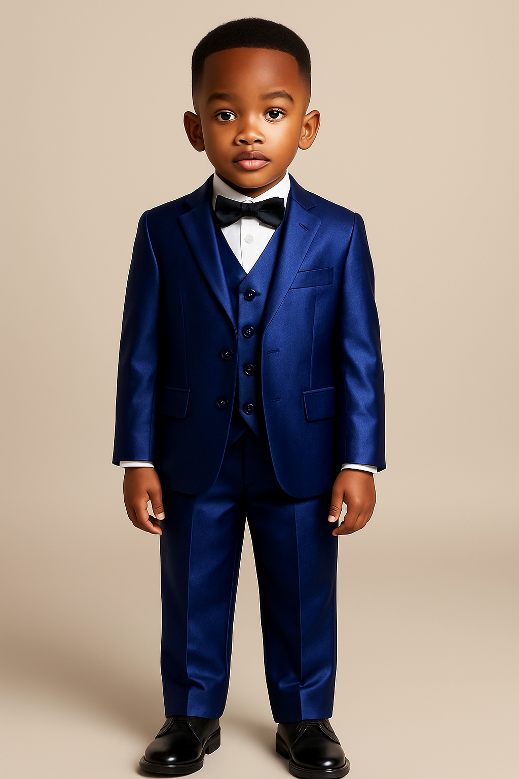 Shiny Boys TR Royal Blue 3-Piece Suit