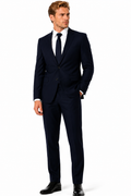 400-02 NAVY POPLIN 2PC