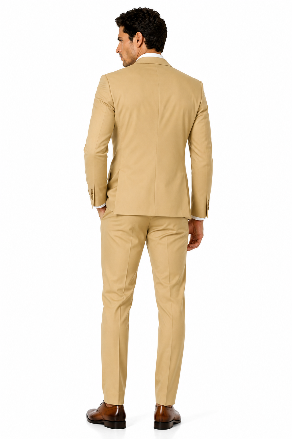 401-26 MUSTARD STRETCH POLY 2 PCS