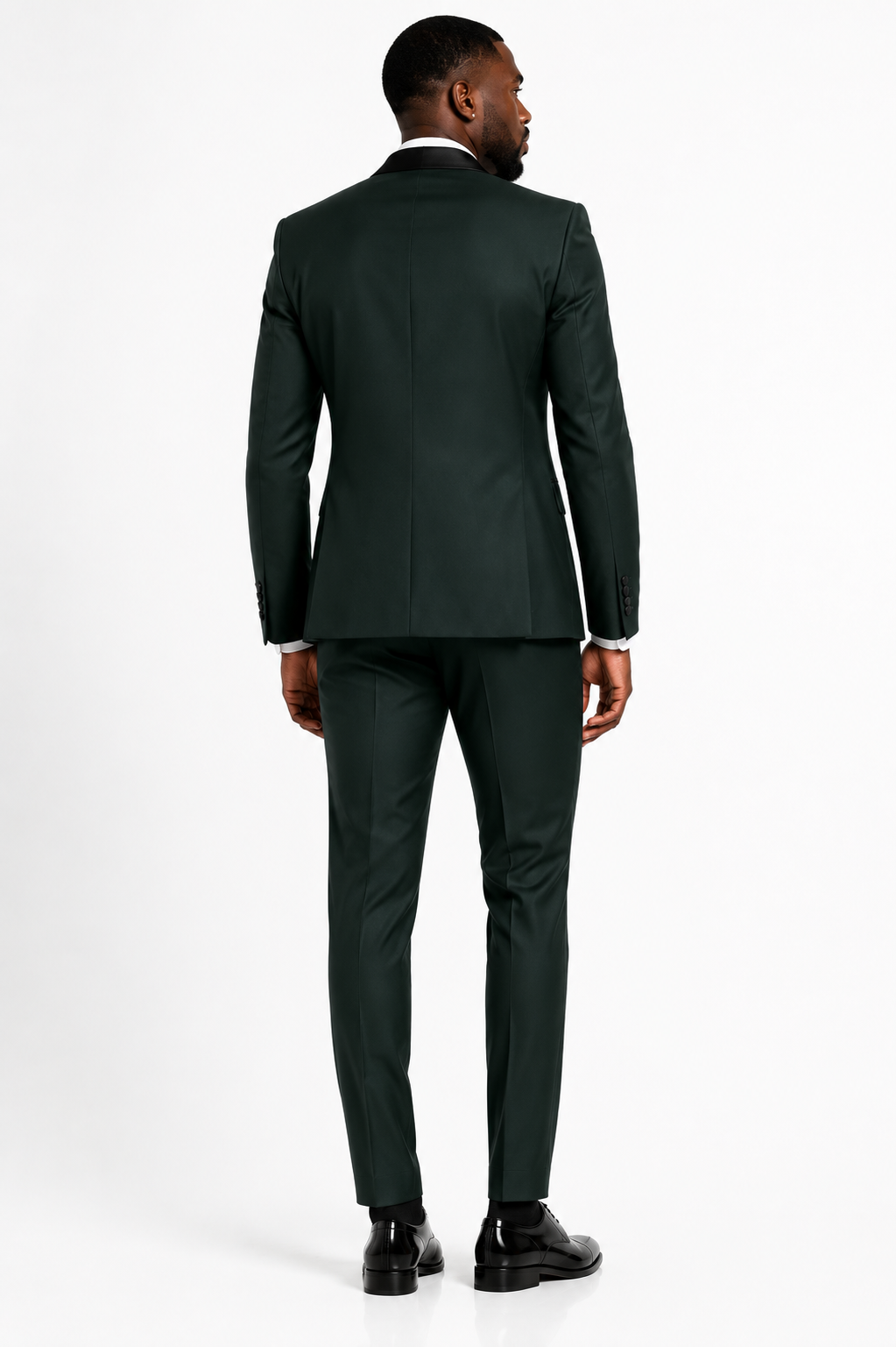 100-09 FORREST GREEN SHINNY TUX 3 PC