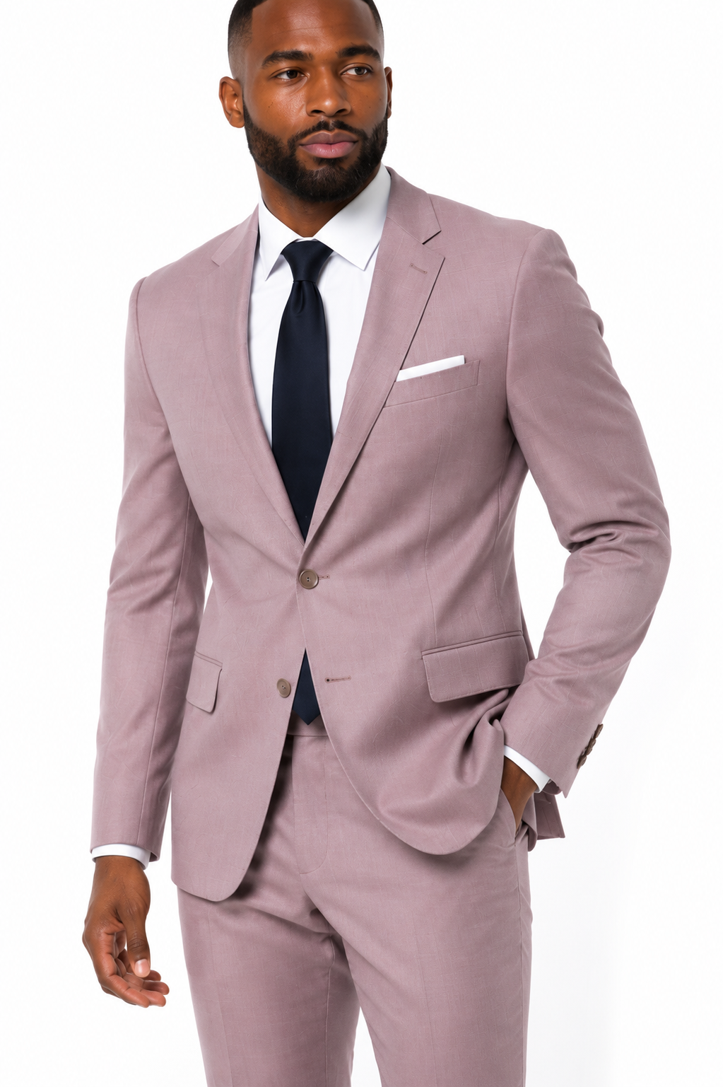 401-25 MAUVE STRETCH POLY 2 PCS