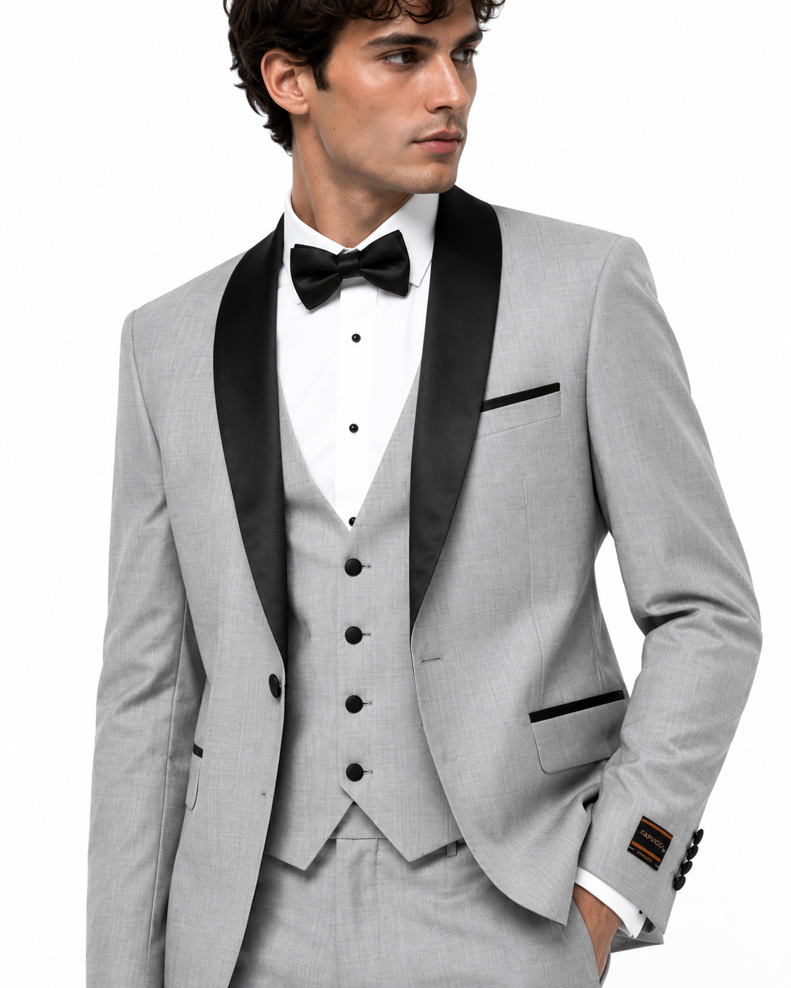 MEDIUM GREY 3-PIECE TUXEDO
