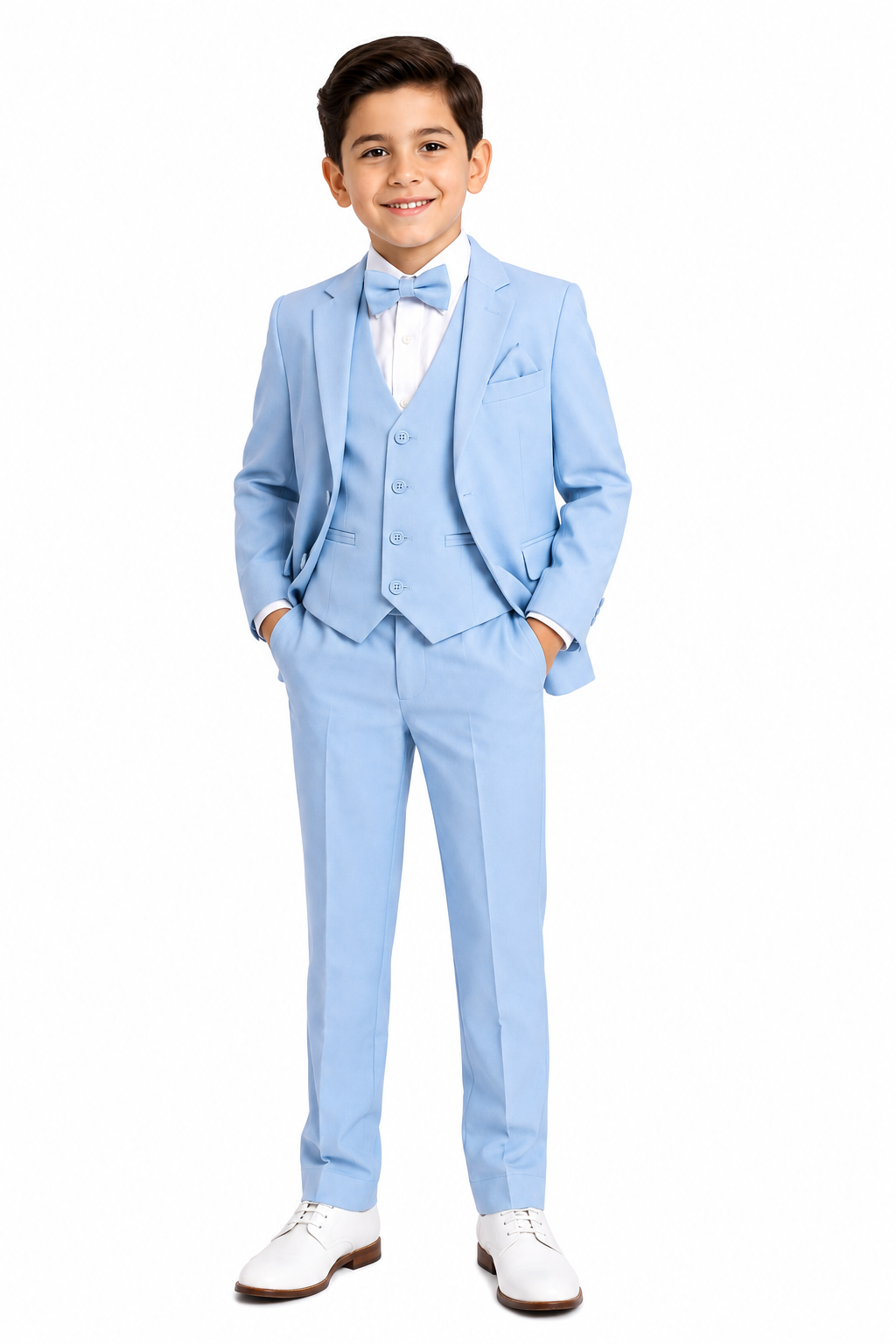 Powder Blue Kids Tr Suit 5-piece