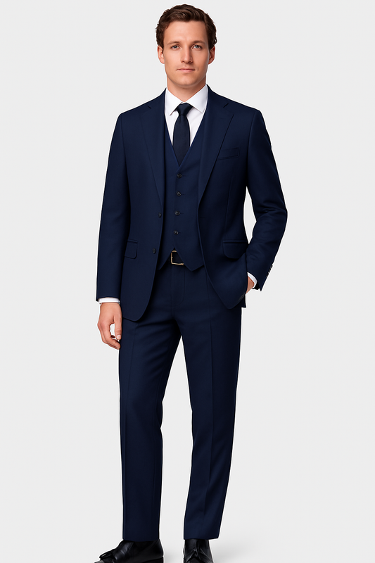 3 Piece Suit - Navy Blue