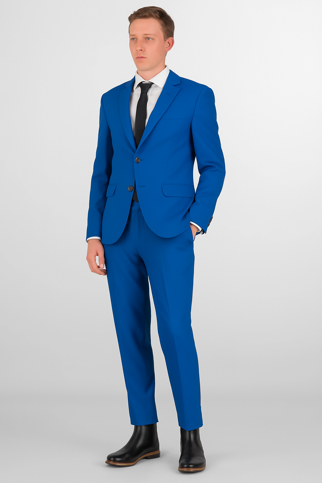 2-Piece Suit – Electric Blue