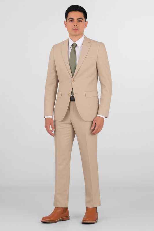 2-Piece Suit – Beige