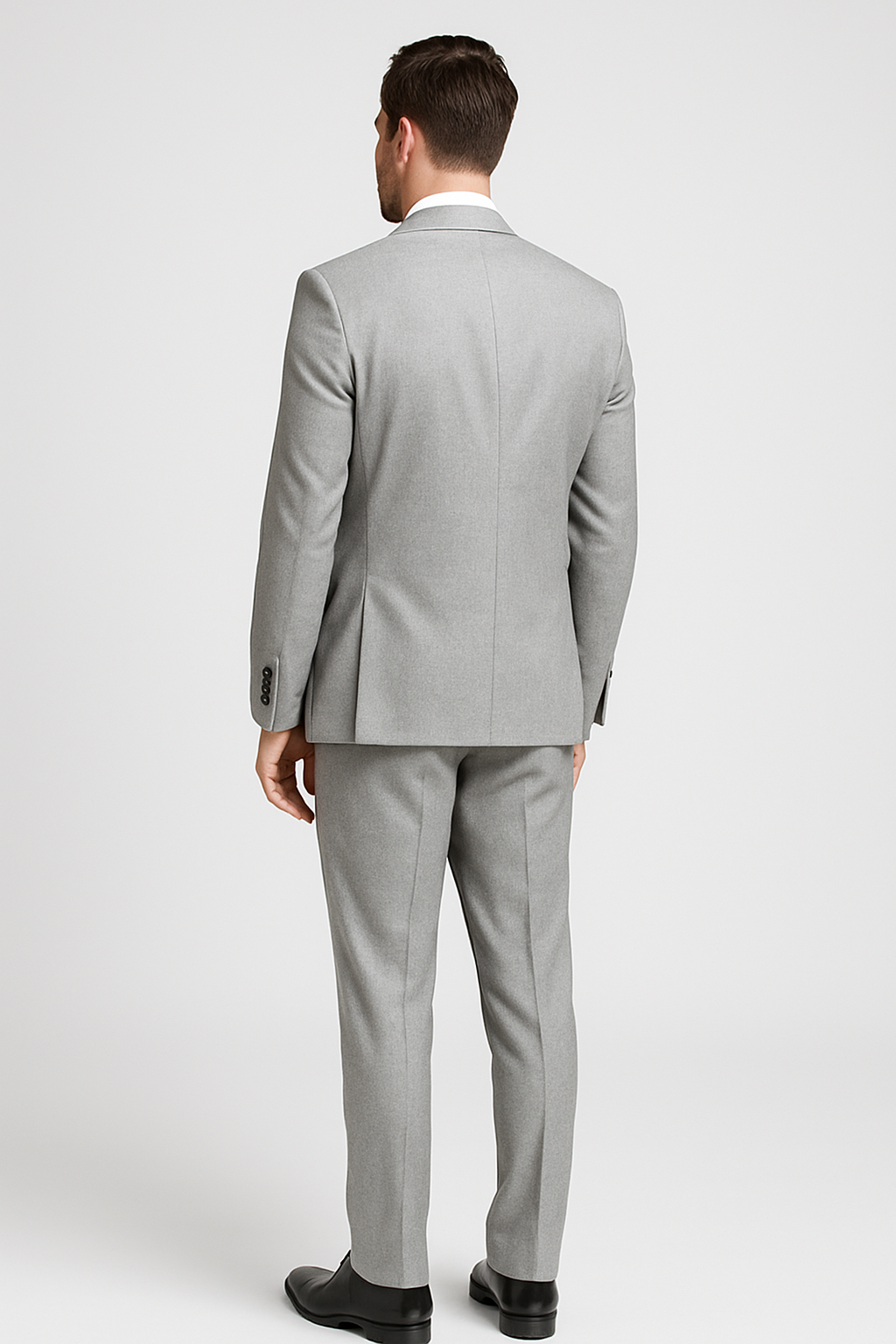 2 Piece Cashmere Suit - Light Grey