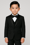 Boy's 3 Piece Suit - Black