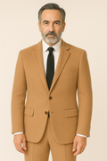 2 Piece Cashmere Suit - Camel