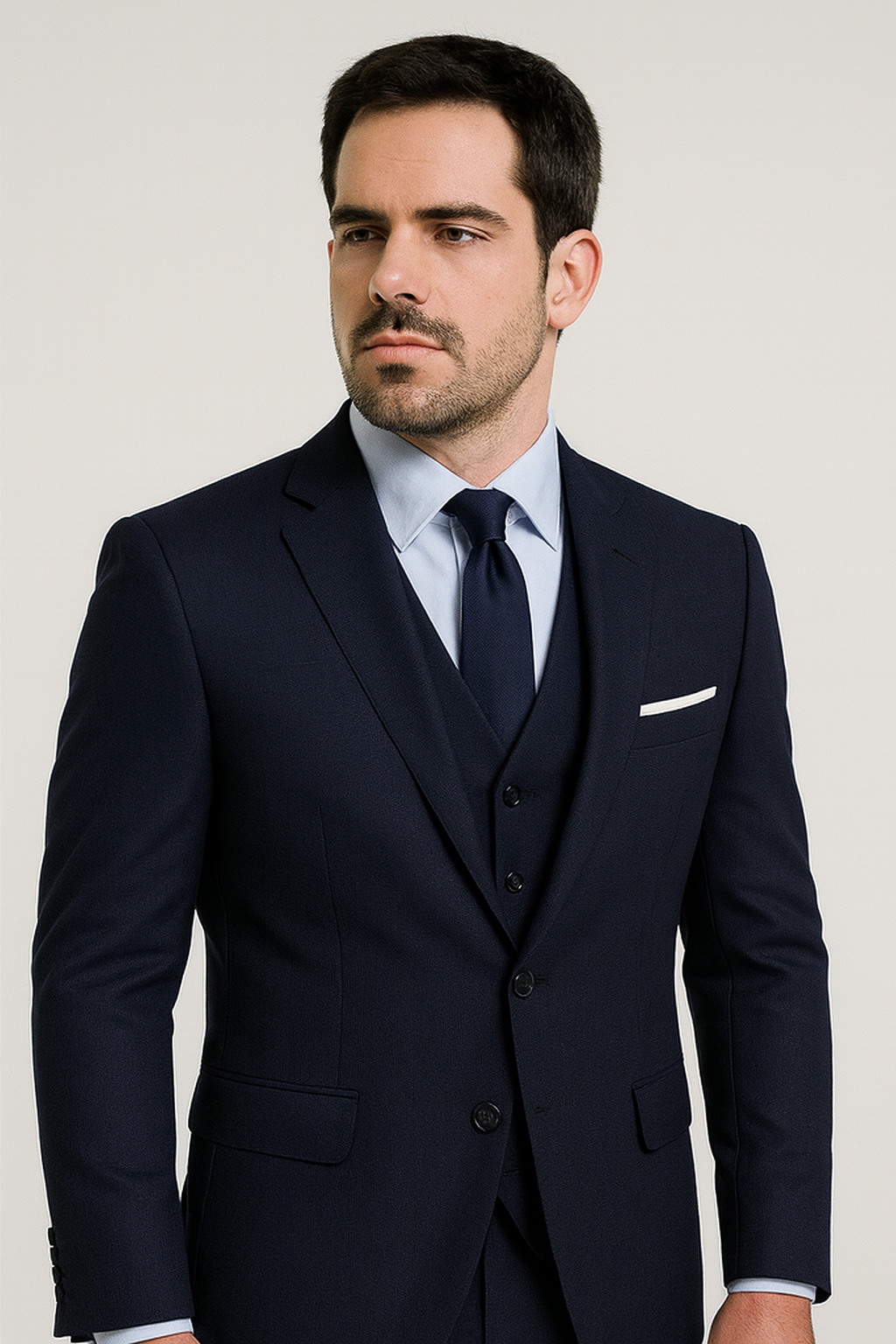 3-Piece Suit – Deep Navy