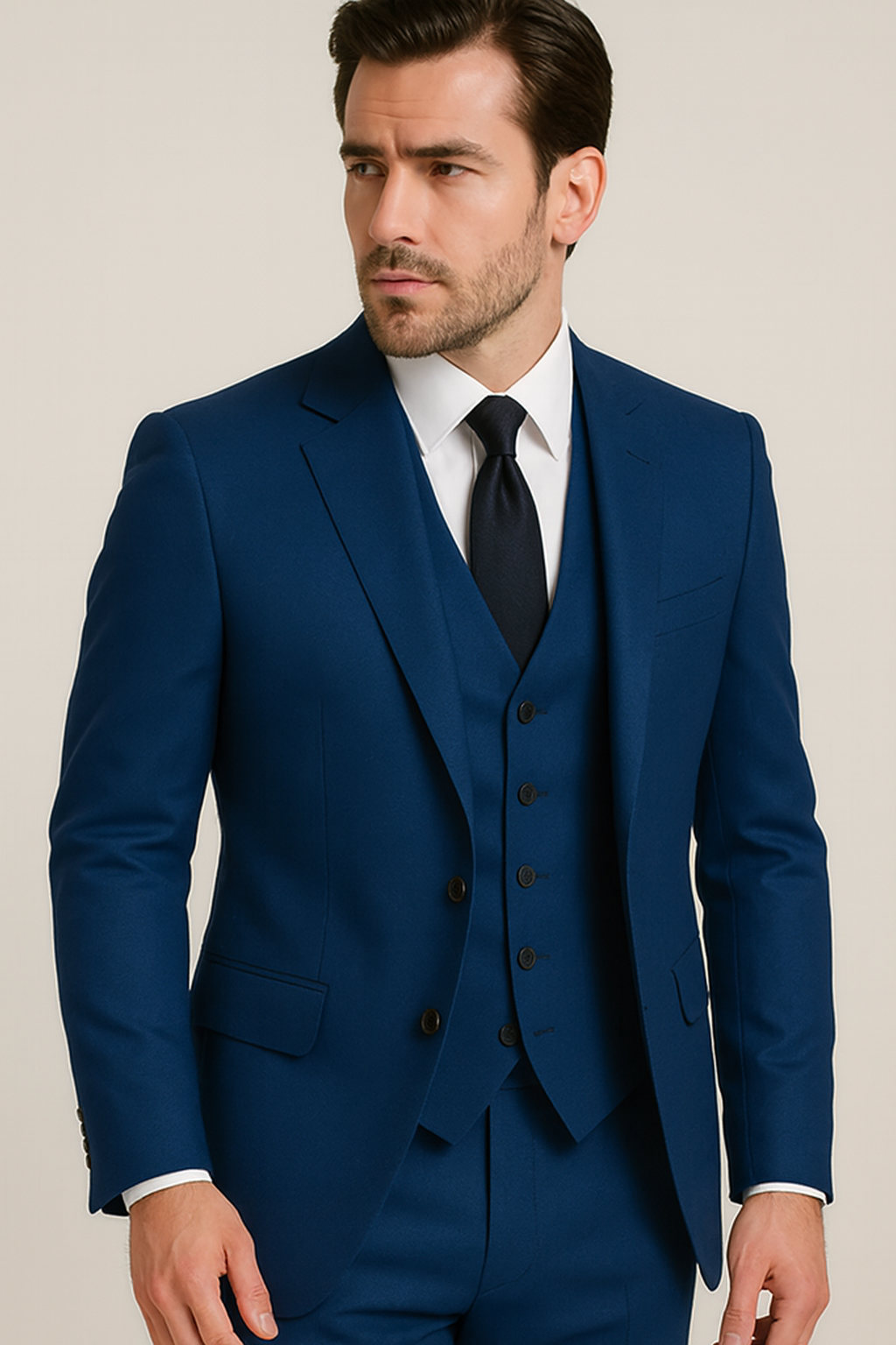 3-Piece Suit – Royal Blue