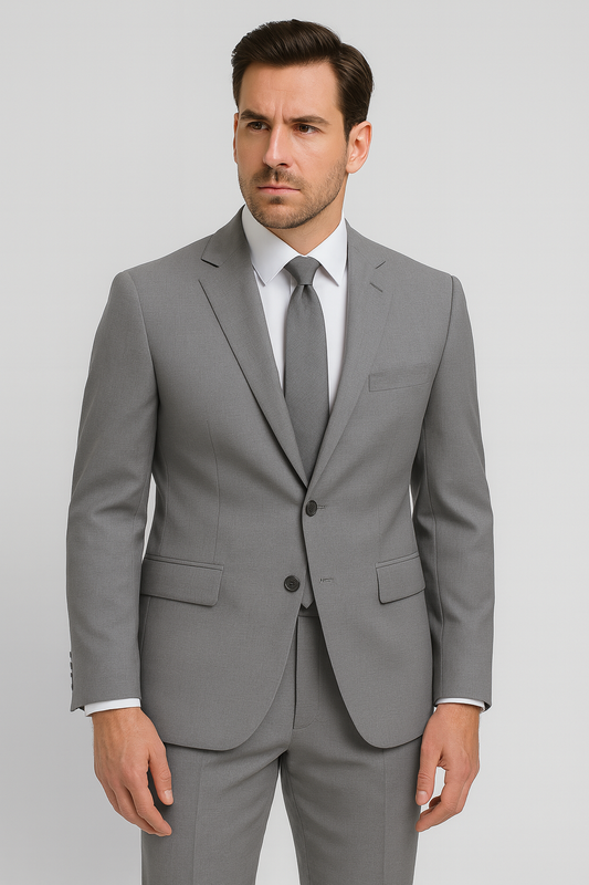 2 Piece Suit – Medium Grey
