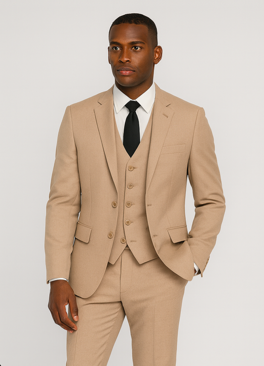 3 Piece Suit - Beige