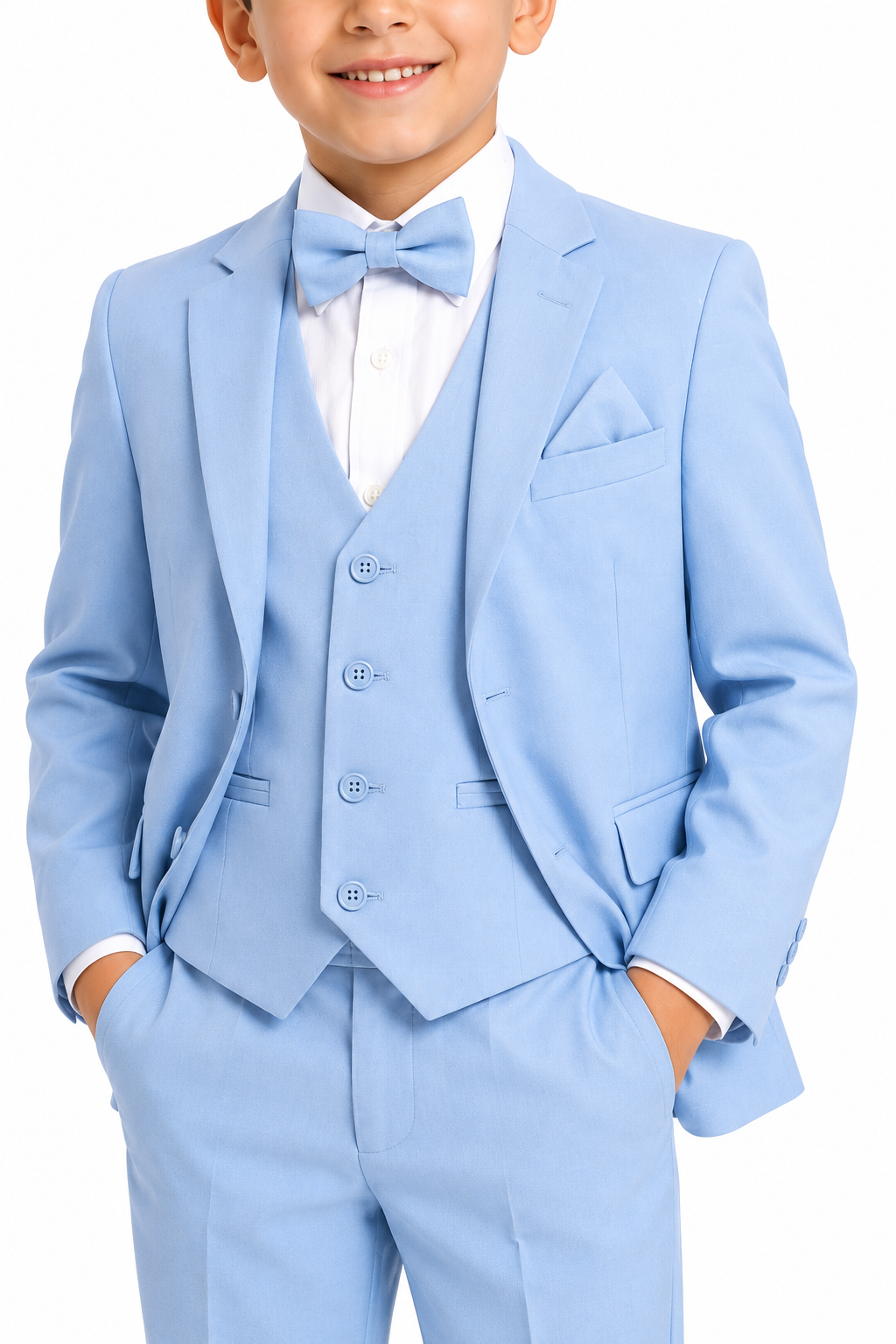 Powder Blue Kids Tr Suit 5-piece