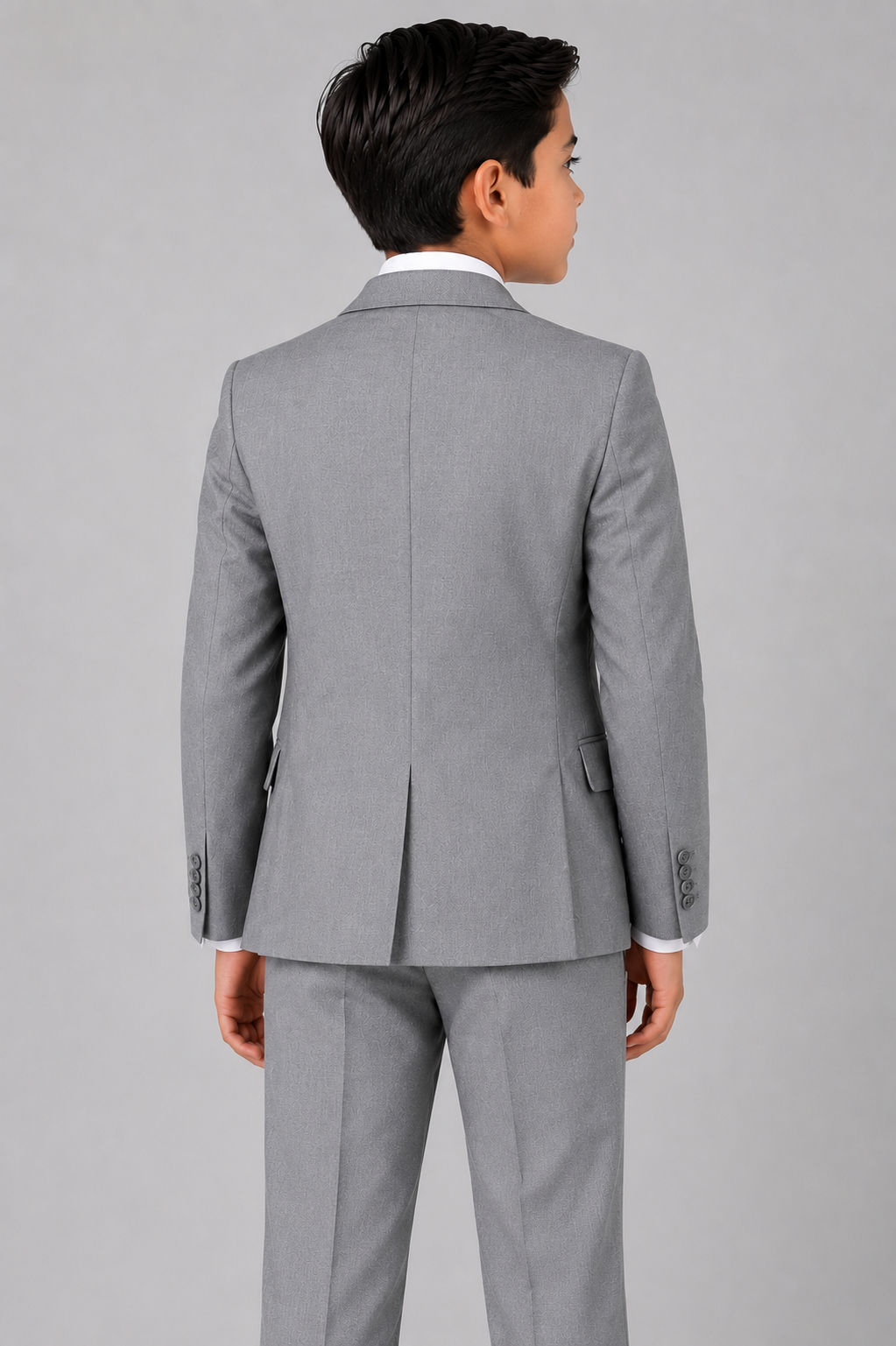 Med Grey  Kids Tr Suit 5-piece