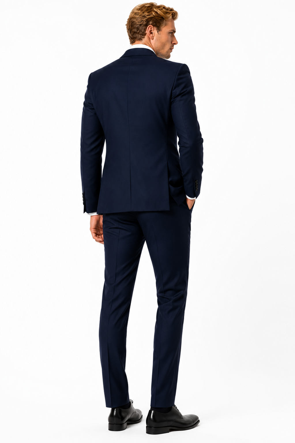 401-02 NAVY STRETCH POLY 2PCS