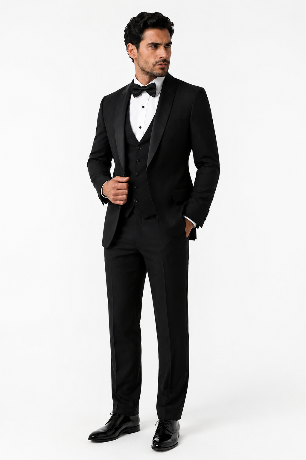 525-01 BLACK TUX 3PCS