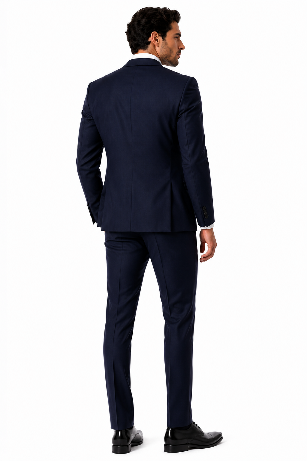 725-02 NAVY 100% WOOL