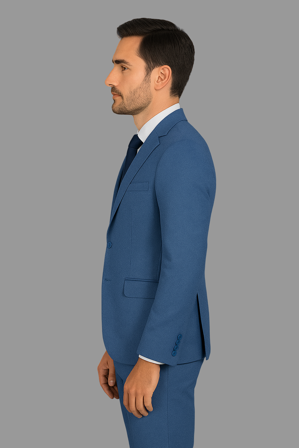 3 Piece TR Suit  Powder Blue