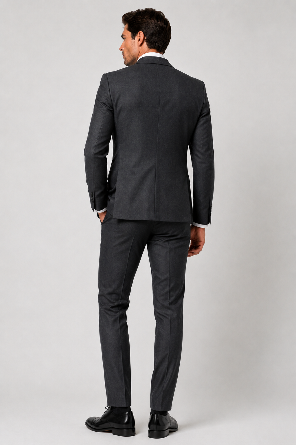 401-03 CHARCOAL STRETCH POLY 2 PCS