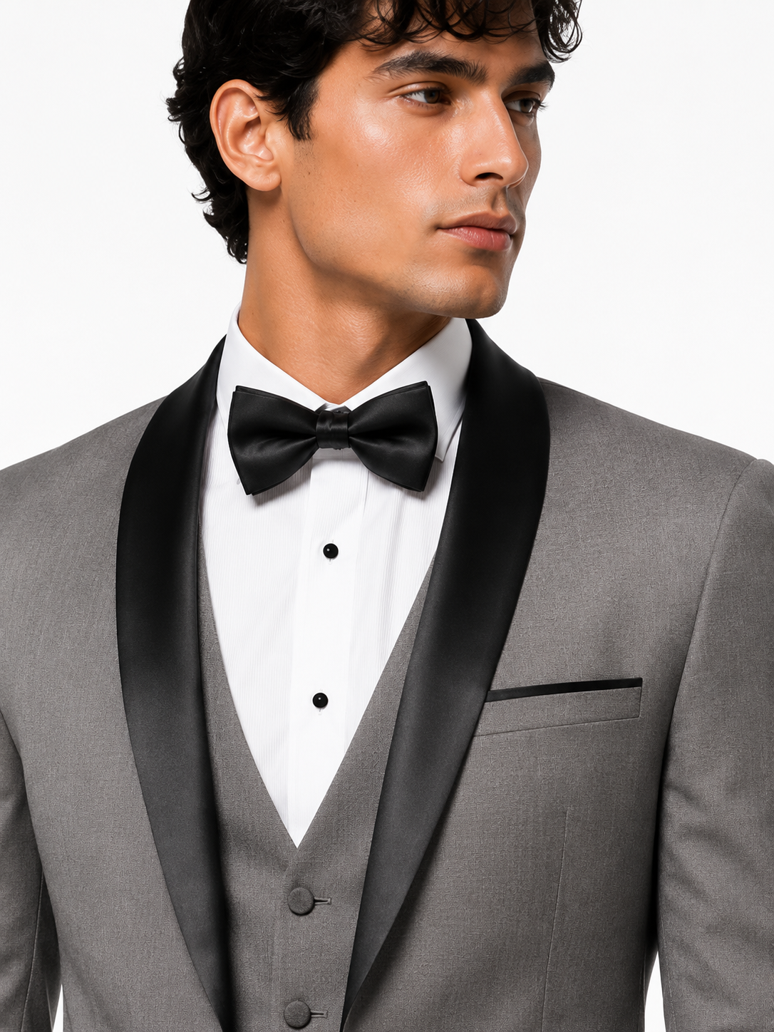MEDIUM GREY 3-PIECE TUXEDO