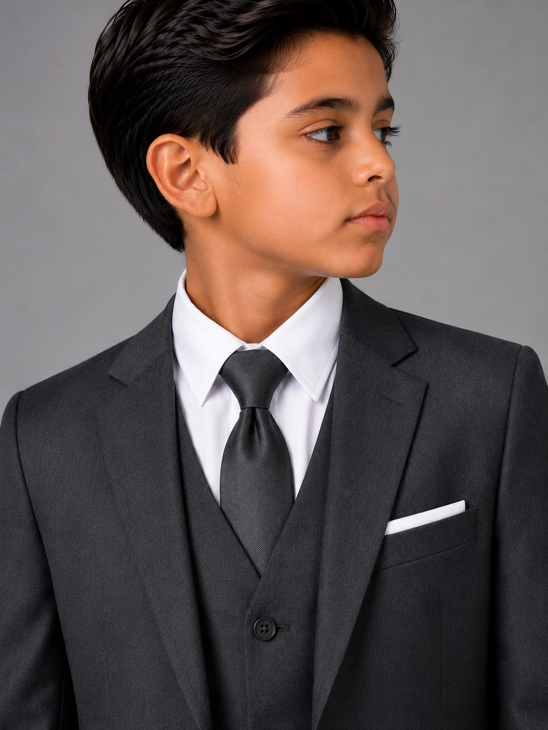 Charcoal Kids Tr Suit 5-piece
