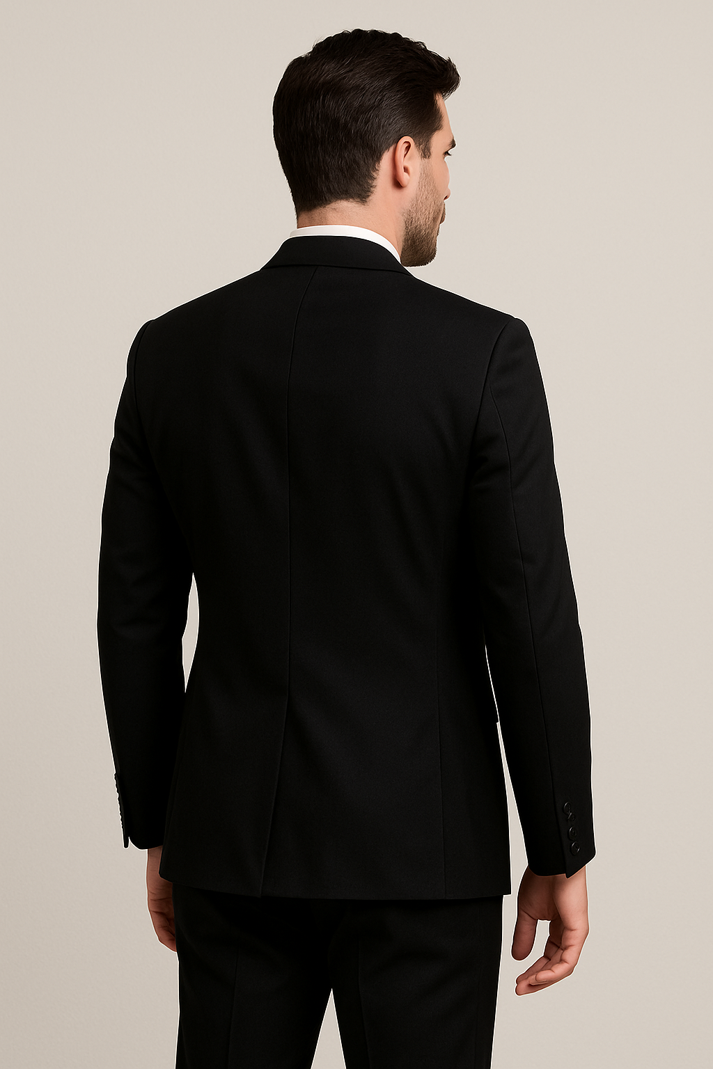 3 Piece TR Suit – Black