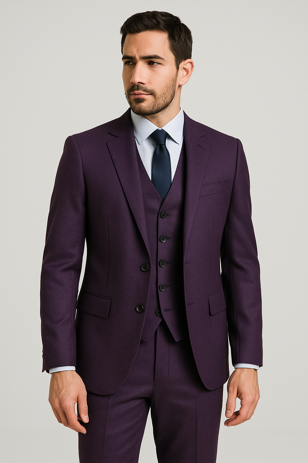 3-Piece Suit – Purple