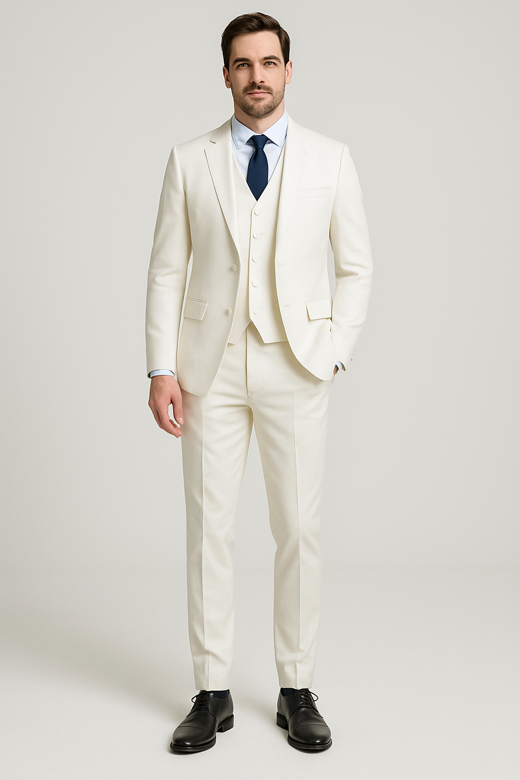 3-Piece Suit – White