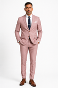 401-375 PINK ROSE STRETCH POLY 2 PCS