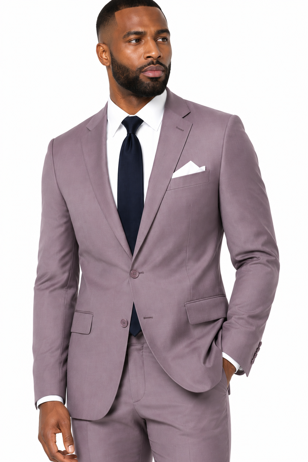 401-379 LT PURPLE STRETCH POLY 2 PCS