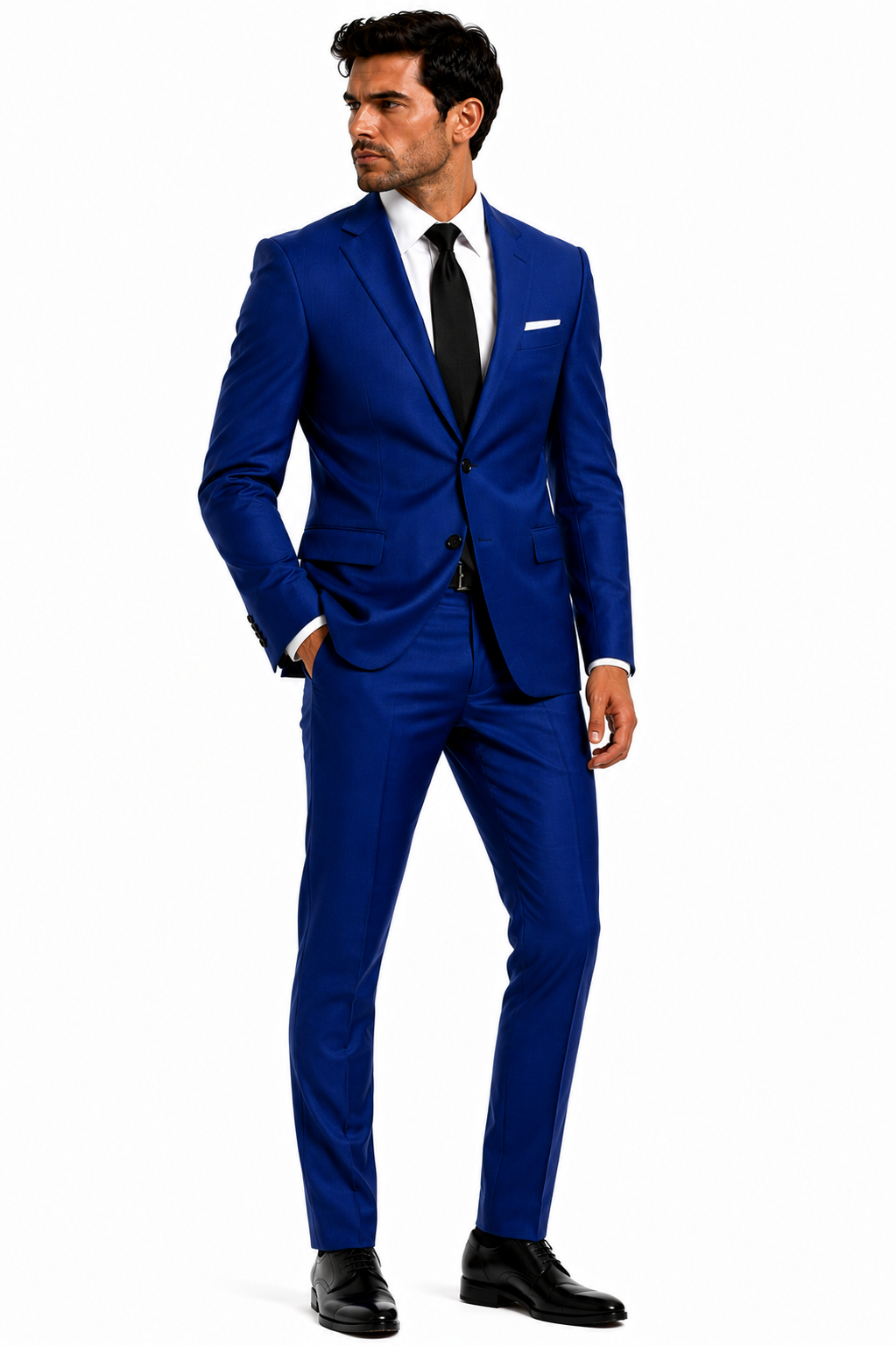 825-227 100% WOOL ROYAL BLUE