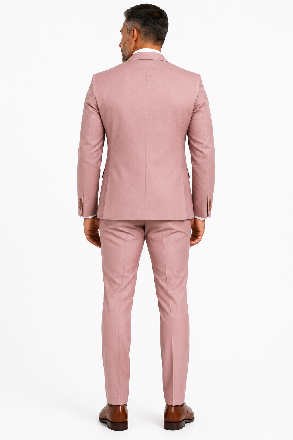 401-375 PINK ROSE STRETCH POLY 2 PCS