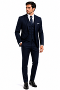825-157 DARK NAVY 100% WOOL