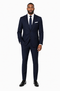 925-1005 STITCH NAVY STRETCH WOOL 2PCS