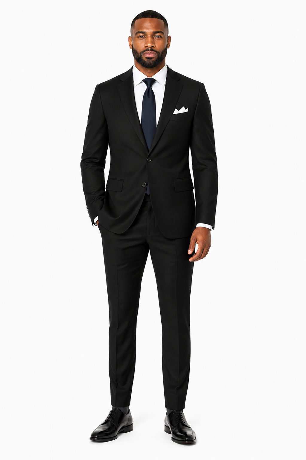 925-1006 STITCH BLACK STRETCH WOOL 2PCS