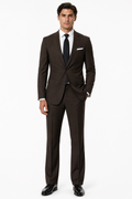 925-1007 STITCH BROWN STRETCH WOOL 2PCS