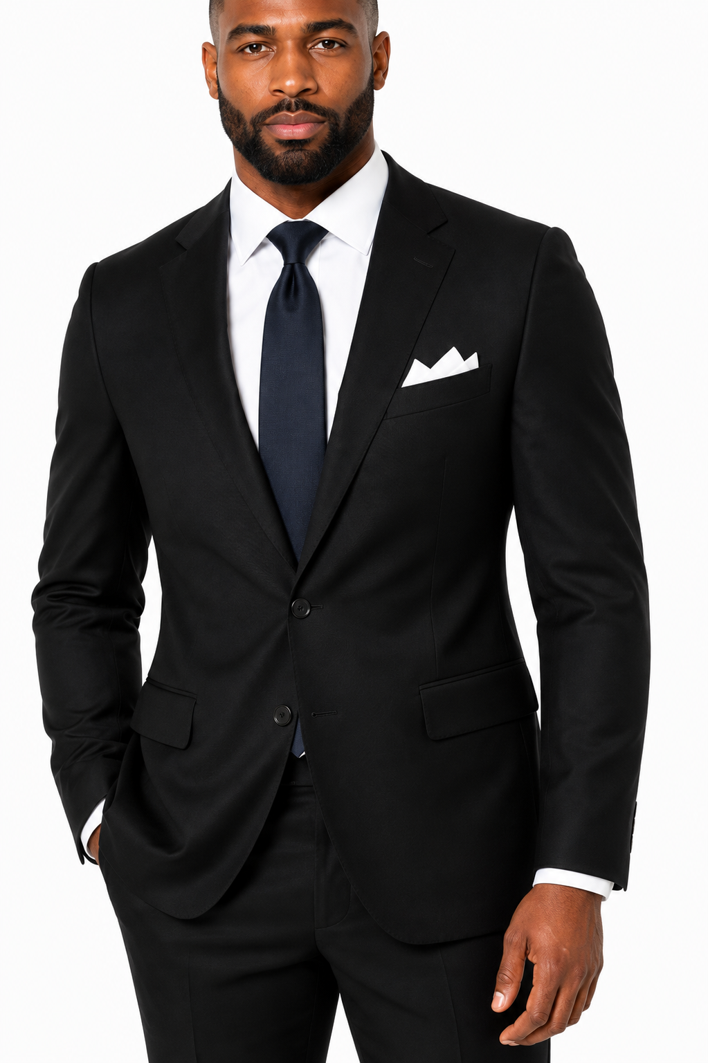 925-1006 STITCH BLACK STRETCH WOOL 2PCS