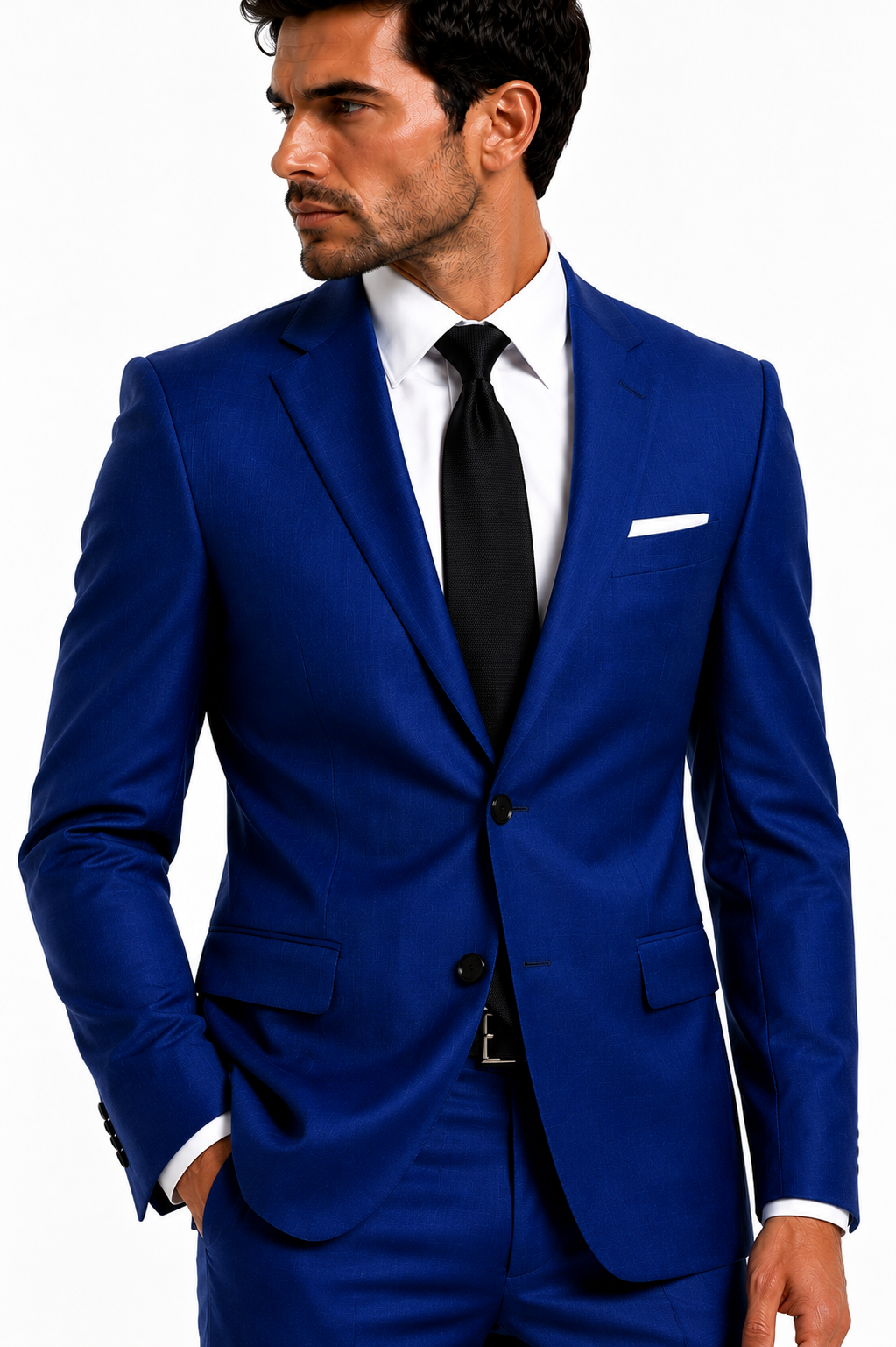 825-227 100% WOOL ROYAL BLUE