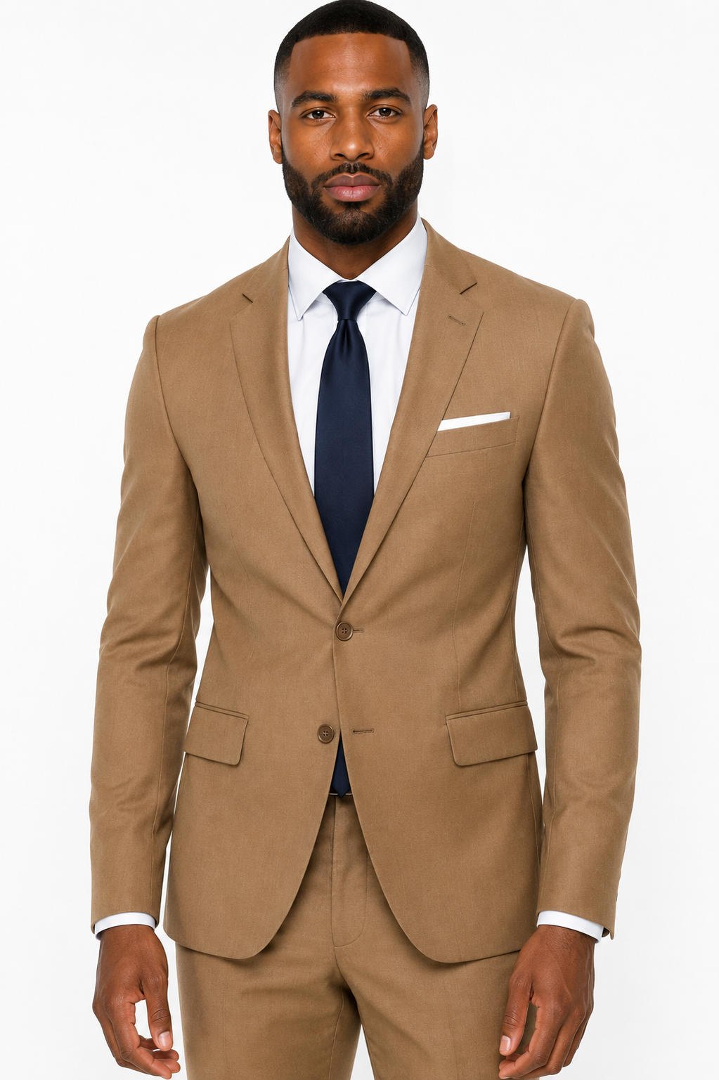 725-46 CAMEL 100% WOOL 2PCS