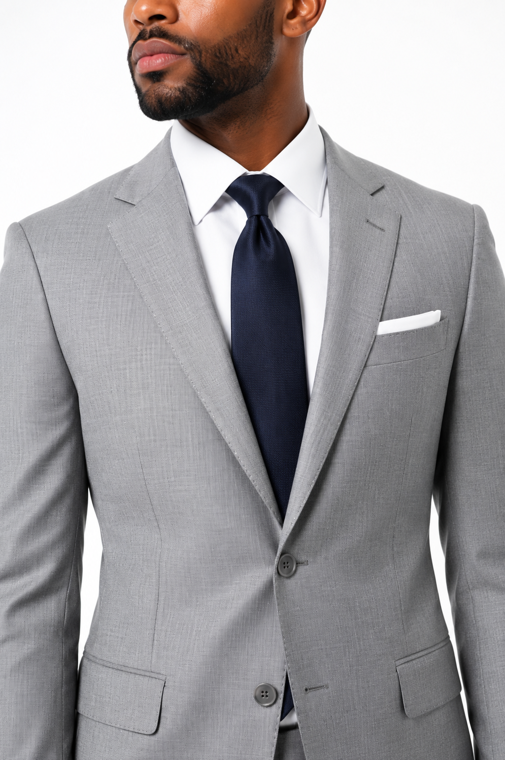 925-1008 STITCH LT GREY STRETCH WOOL 2PCS